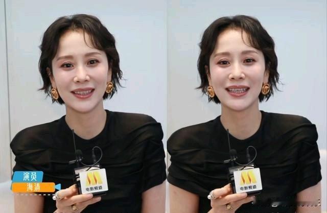 海清这是又医美了吗？
又厚又肿嘟嘟唇不要太明显，
不是说人年纪越大嘴唇越薄吗？海