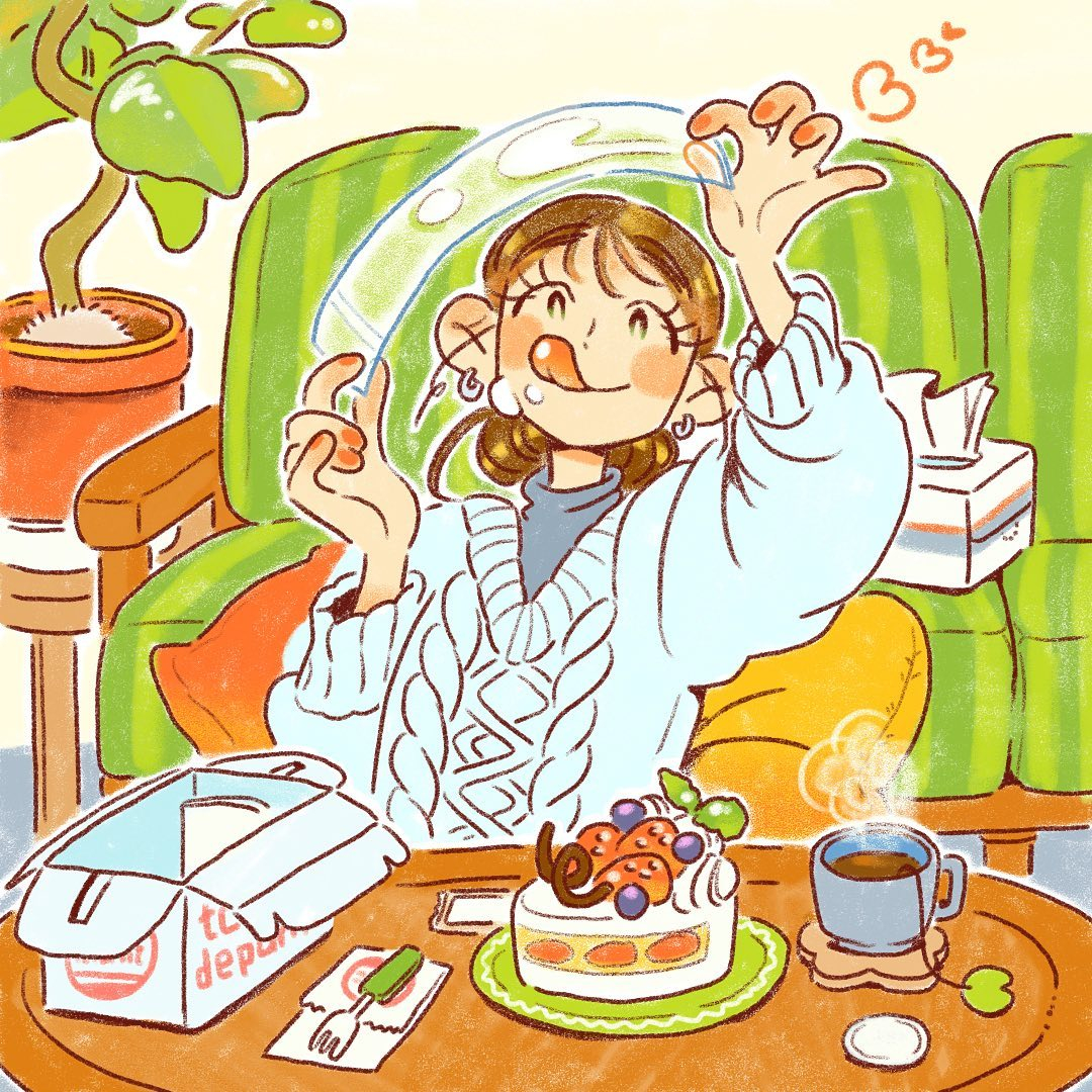 夏日企画壁纸 📍插画师： Okudama📍ig：o_ku_da_ma 