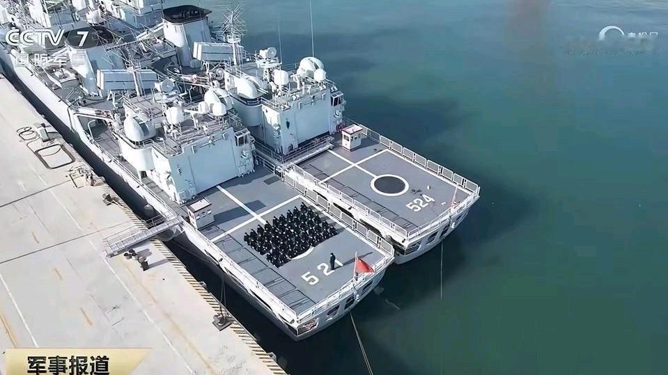 要说起，最地道的053H3型护卫舰，就是待在还在试验舰中心的521“嘉兴”舰、5