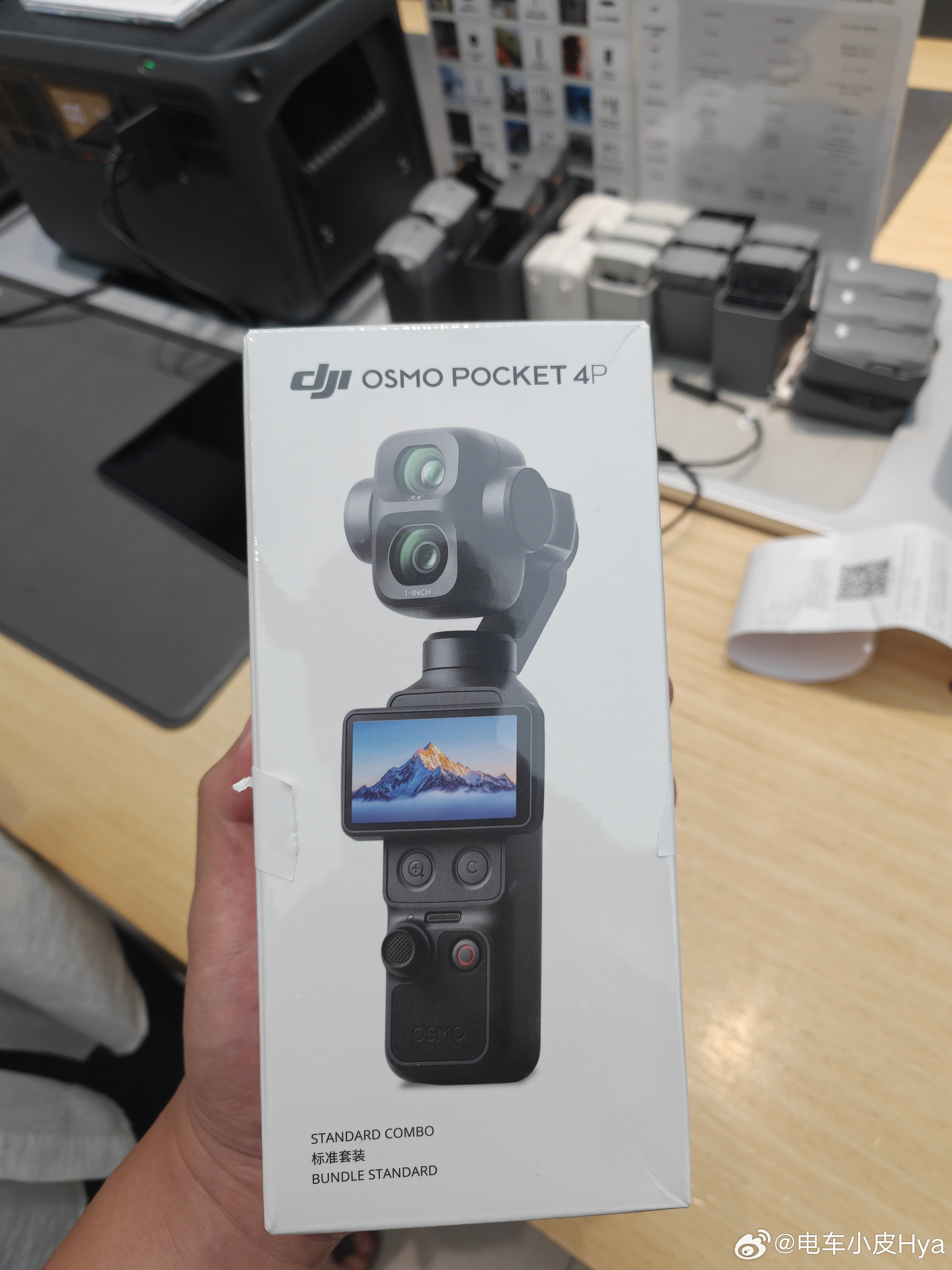 运气好 嘿嘿 拿到Pocket4P啦可以带去拍MONA和ES8大五座了大疆poc