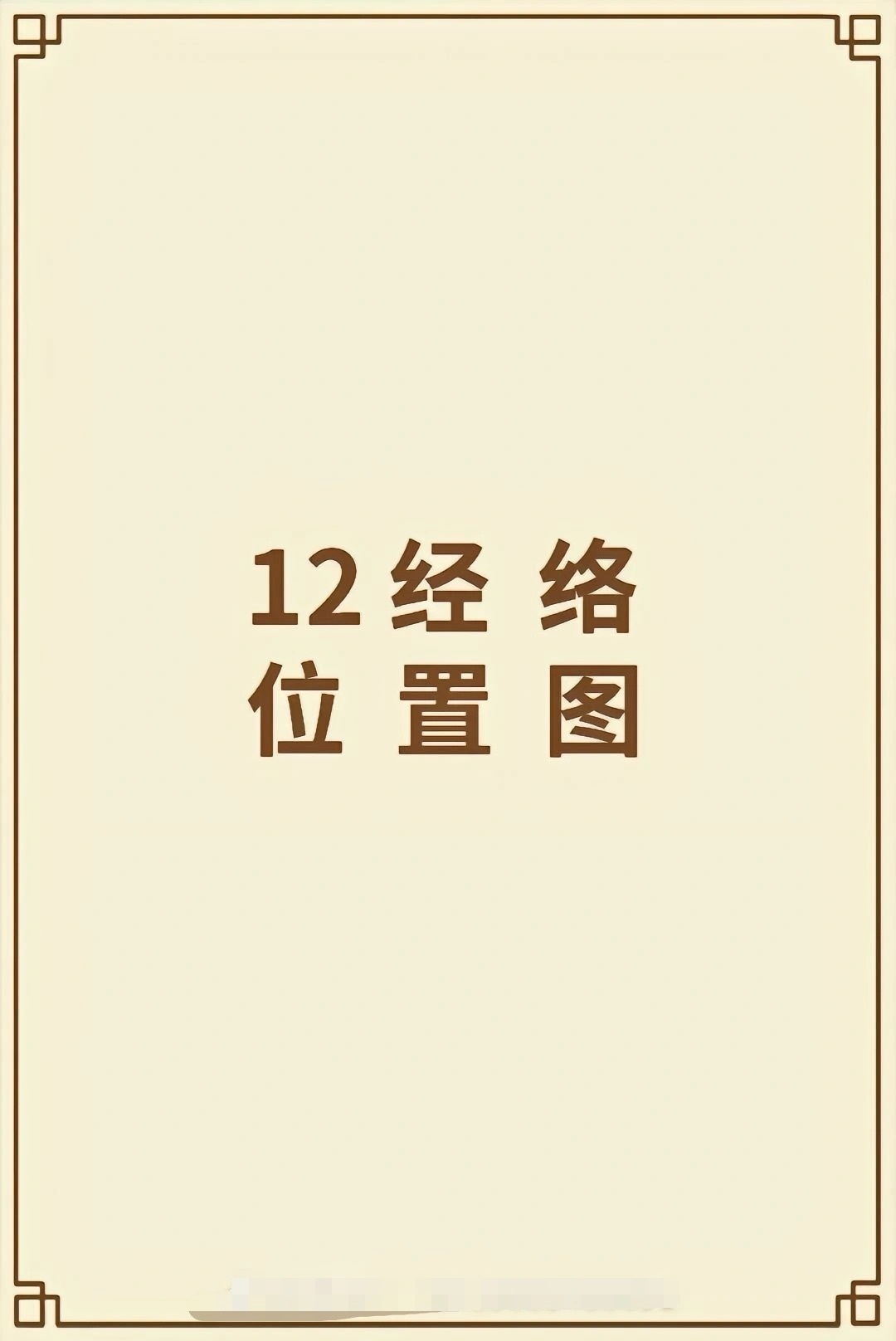 人体经络结构你知道多少❓一起来了解一下经络走向吧 ​​​