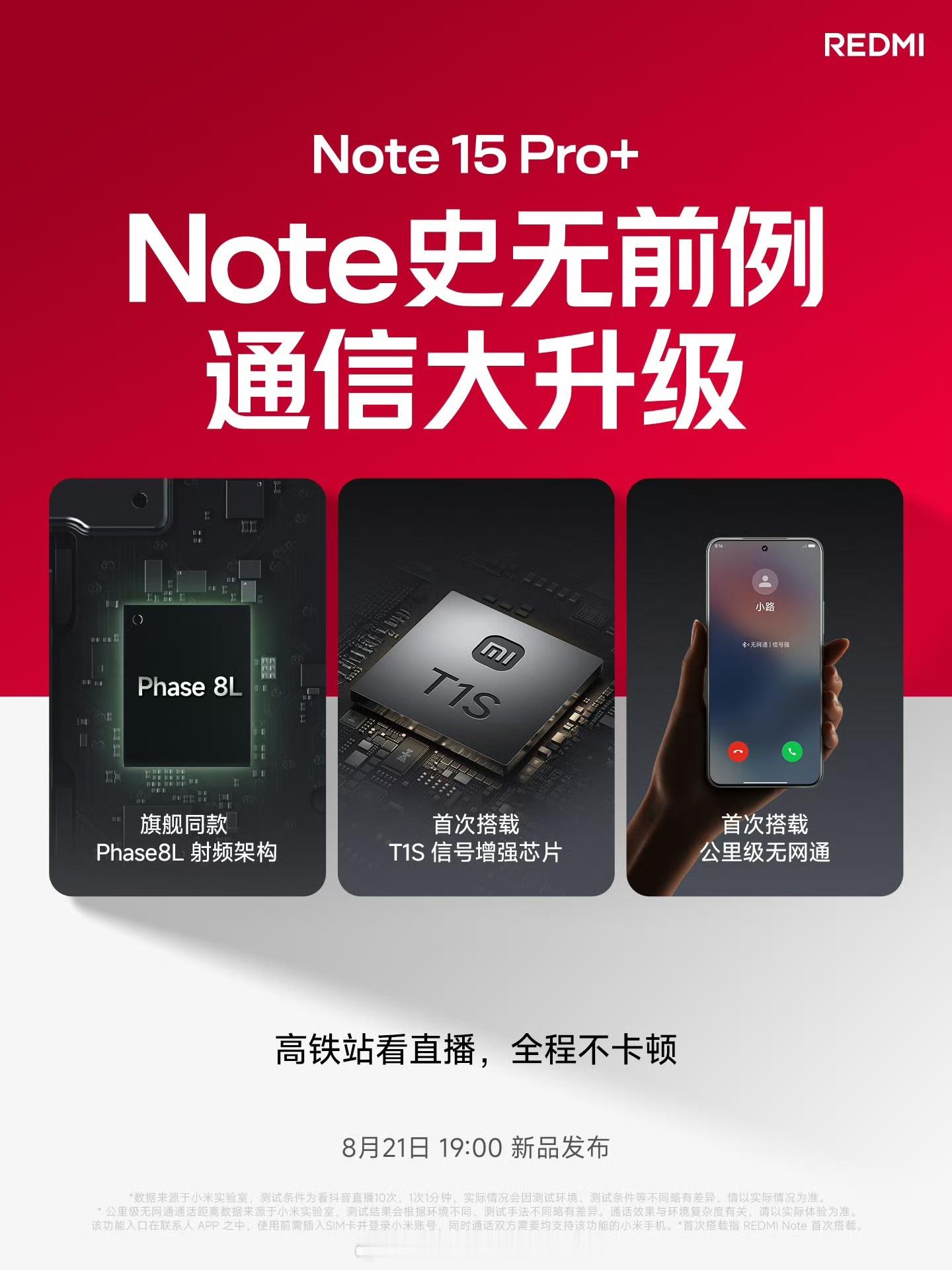 通信能力，是手机体验的“基石”Note15 Pro+ 通信大升级，信号强到离谱！