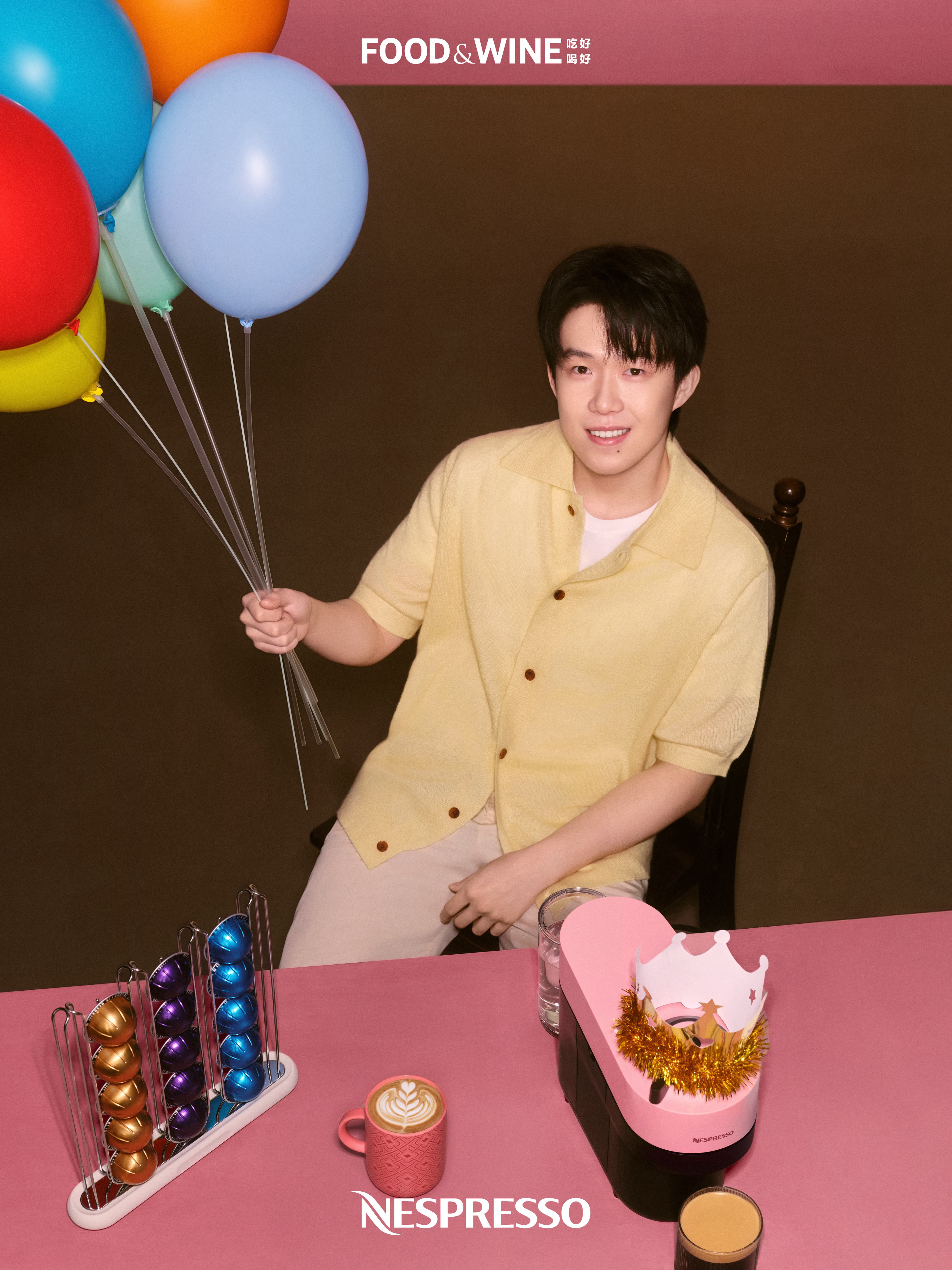 与王楚钦一起为nespresso庆生🎉nespress 王楚钦 第二次合作了，