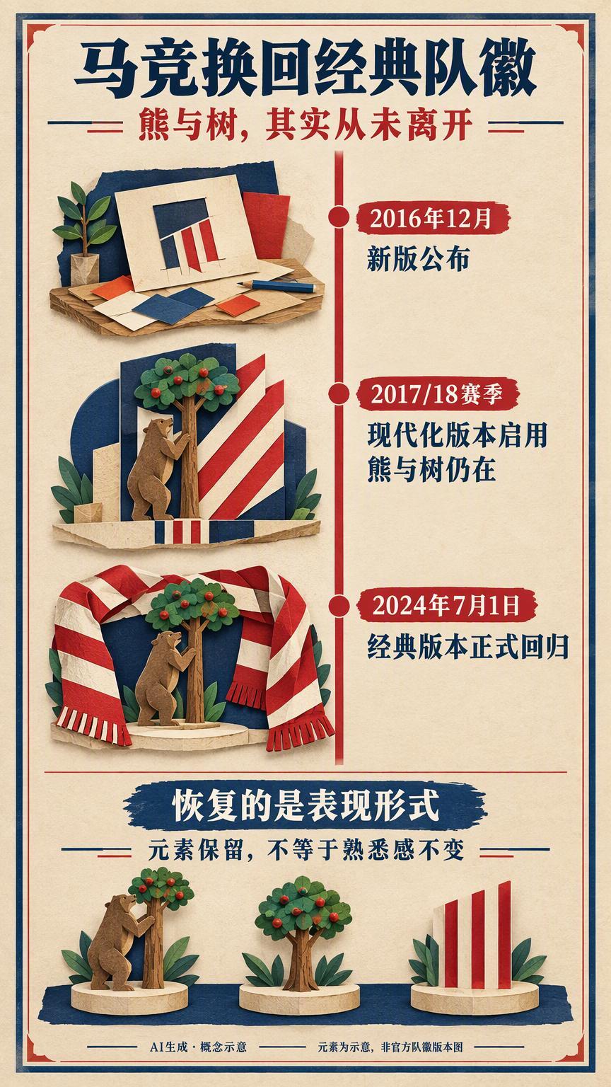 马竞换回经典队徽，熊与树其实从未离开2023年，马竞把队徽的选择交给会员：77,