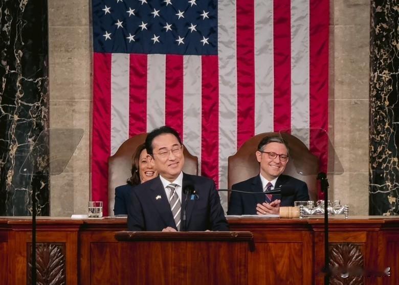 日本不再装了，对中国野心再次暴露，4月11日，日本首相岸田文雄应约在美国国会发表