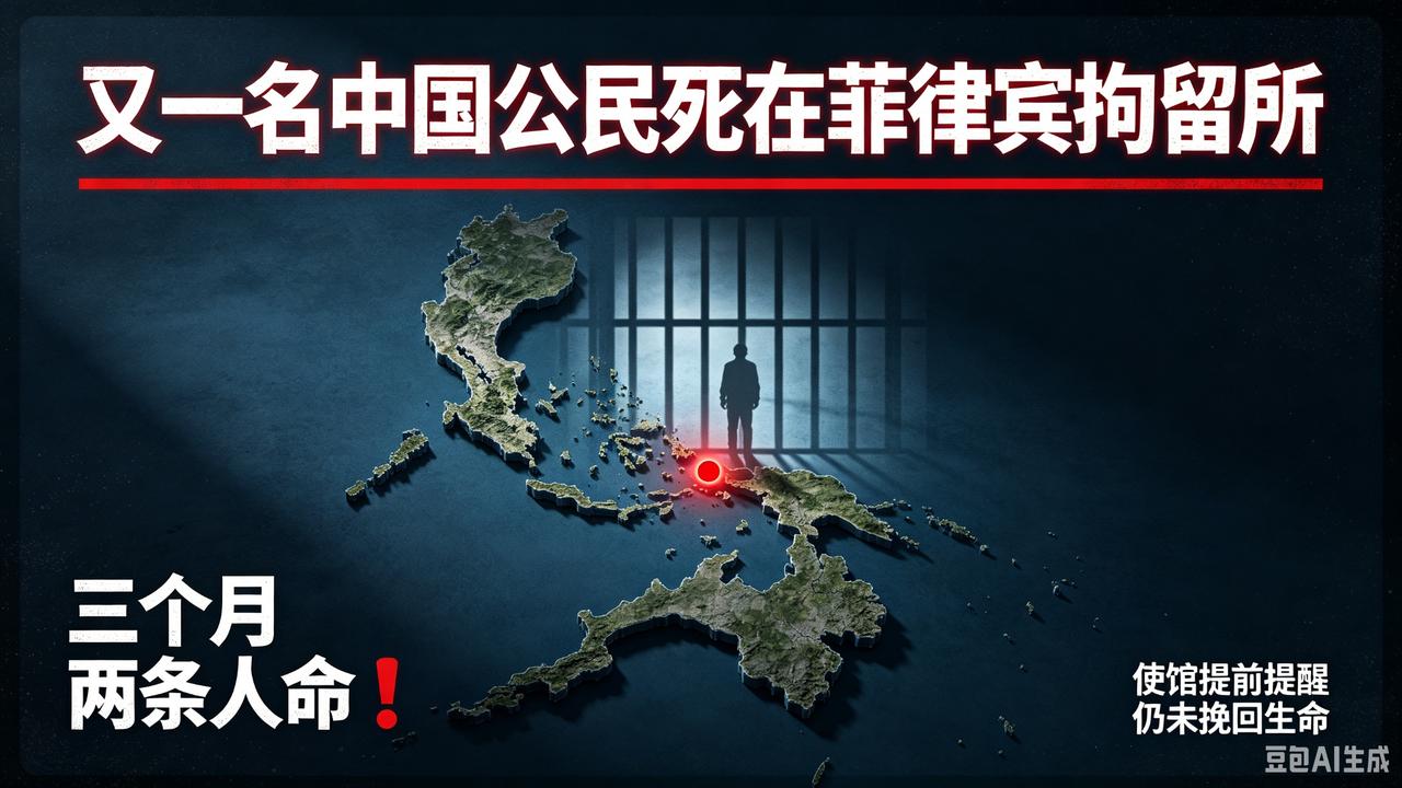 太让人愤怒了。

又一名中国公民，死在了菲律宾的拘留所里。

9月1日，一名中国