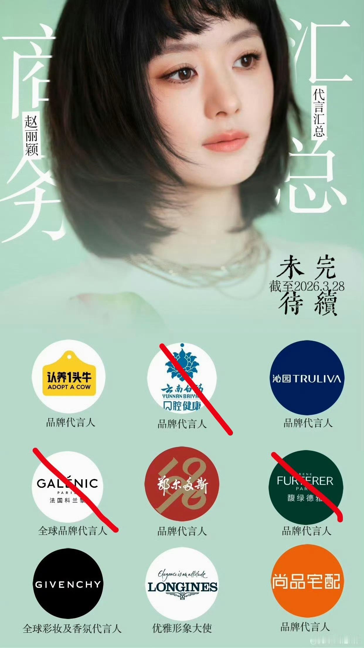 赵丽颖的带货能力？这对吗？让我们来数数丽颖商务还剩几个？ 