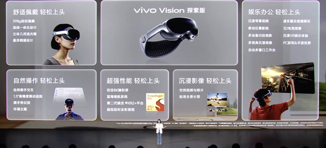 看起来vivo Vision的主要透传MR方案还是来自高通，用的高通的芯片。不过