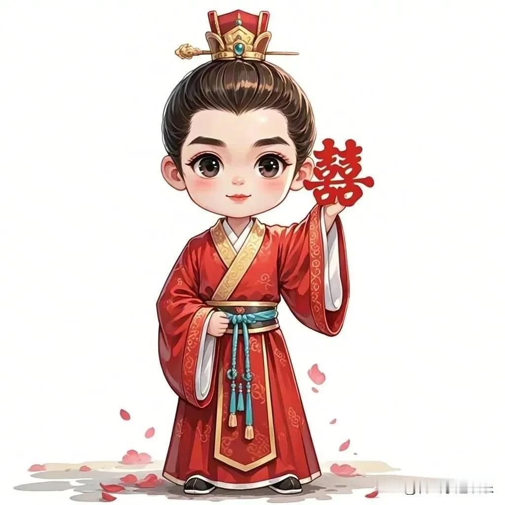 偶然刷到一组古风婚礼系列头像，主题是《囍》，真的美炸了！
 
头像里的新郎新娘身