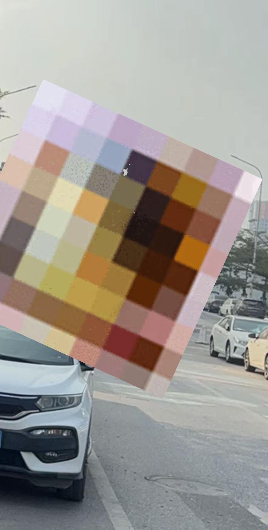 刚路过看到一位阿姨开车轮胎漏气，然后急刹车摔倒被车压在地上。情急之下没有拍视频留