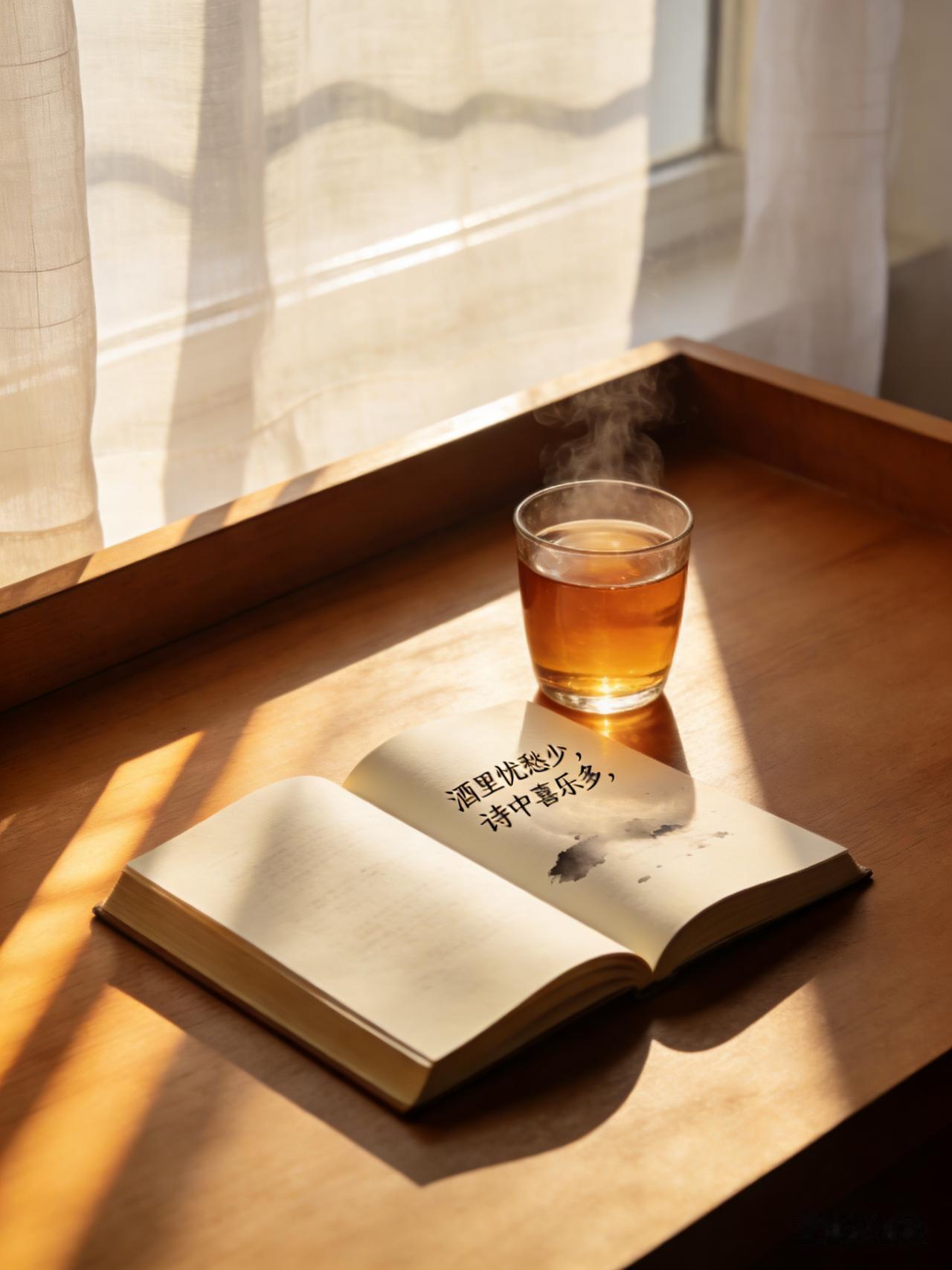 敬过往一杯，向余生高歌。
日子慢慢过，平安即是福。