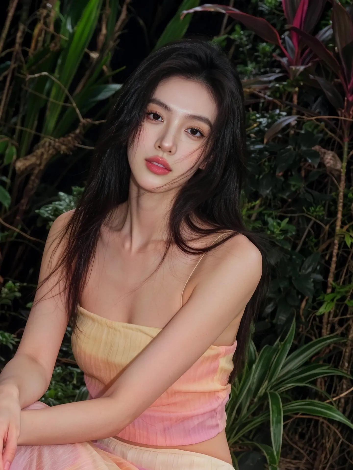 AI绿植氛围感写真 ai创作 玩法合伙人计划 随变一拍都很夯 气质女神