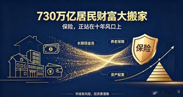 730万亿财富开启大迁徙！地产时代落幕，保险迎来十年风口！
