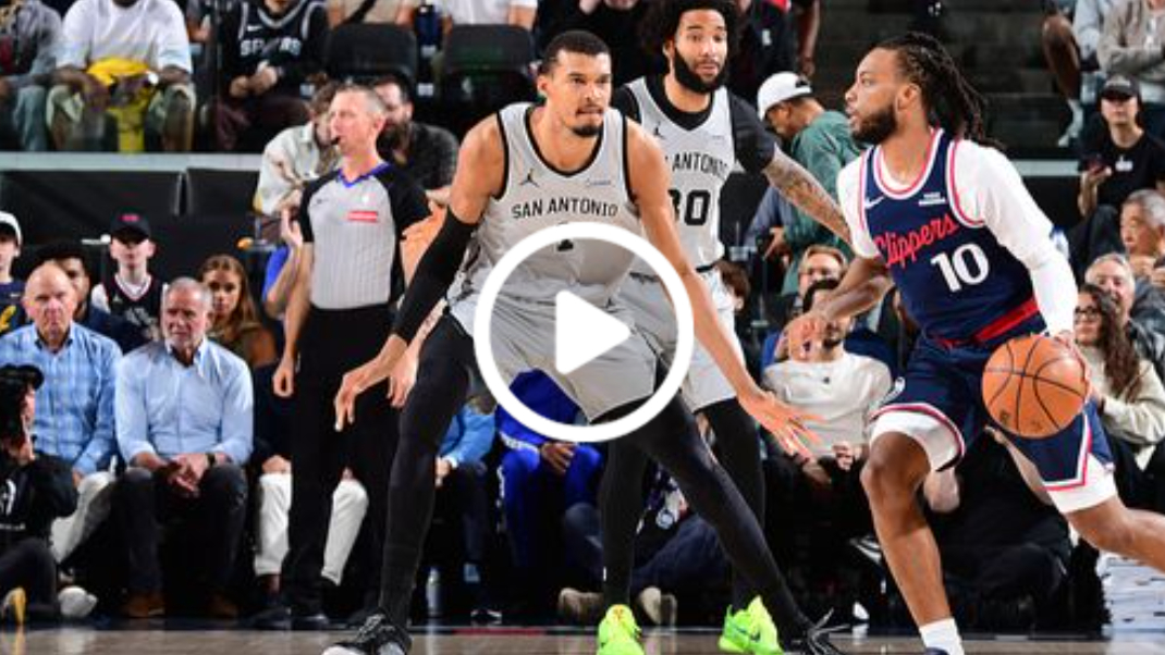 3.17日 NBA常规赛 马刺vs快船 全场比赛录像 夸克网盘分享全场比赛回放链
