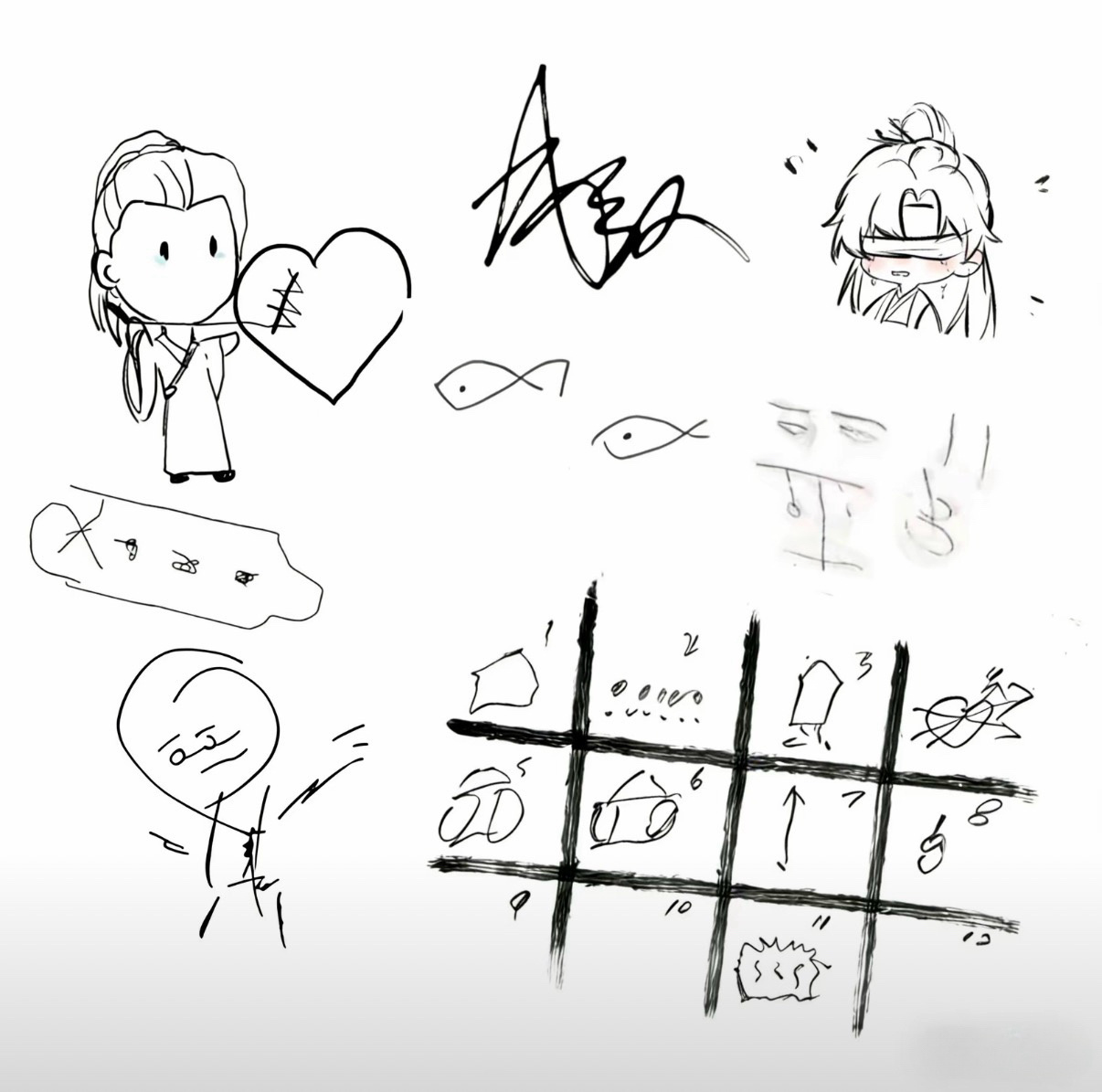 收藏宝宝的抽象画