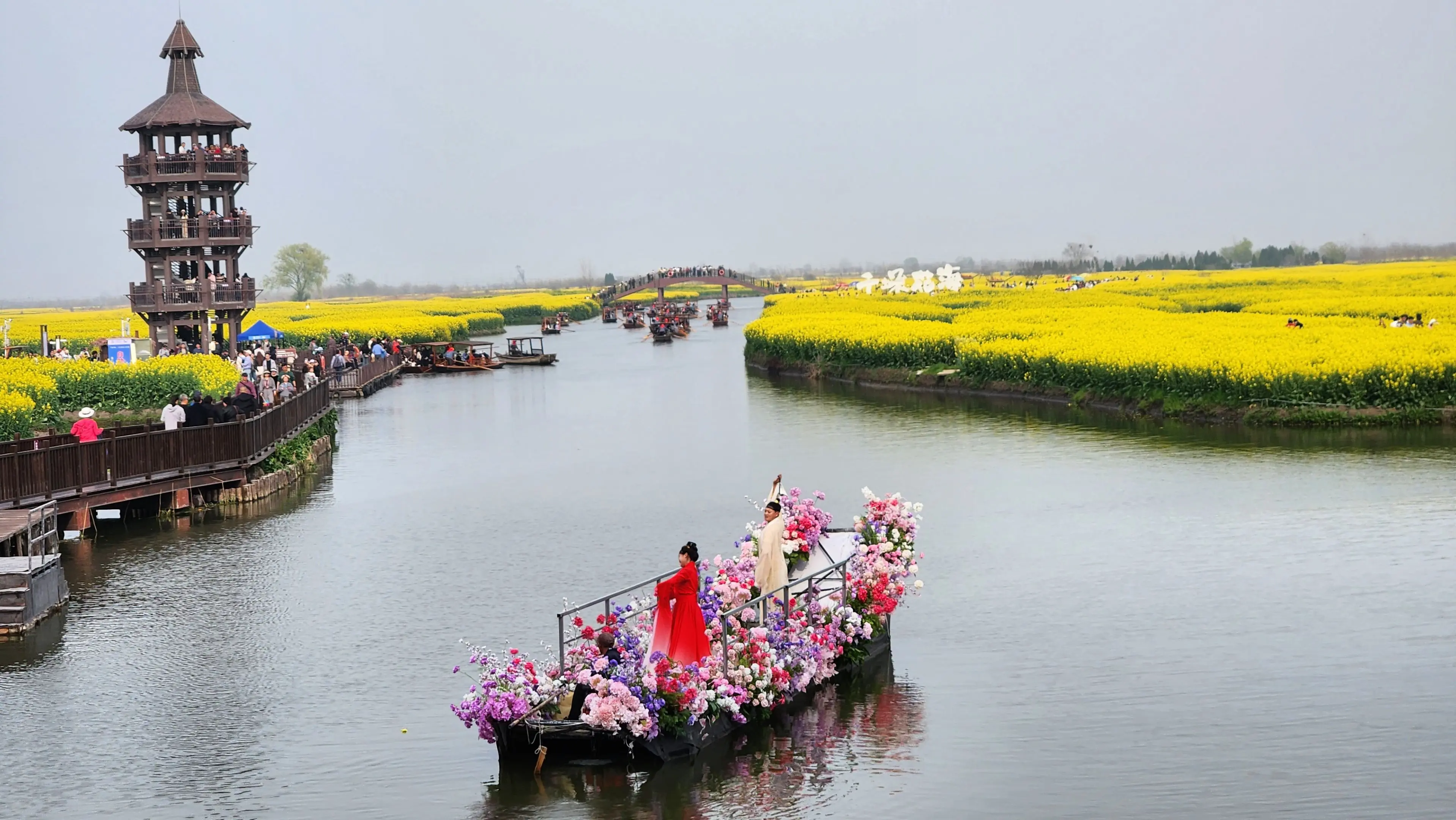 河有万湾多碧水，田无一垛不黄花｜兴化打卡