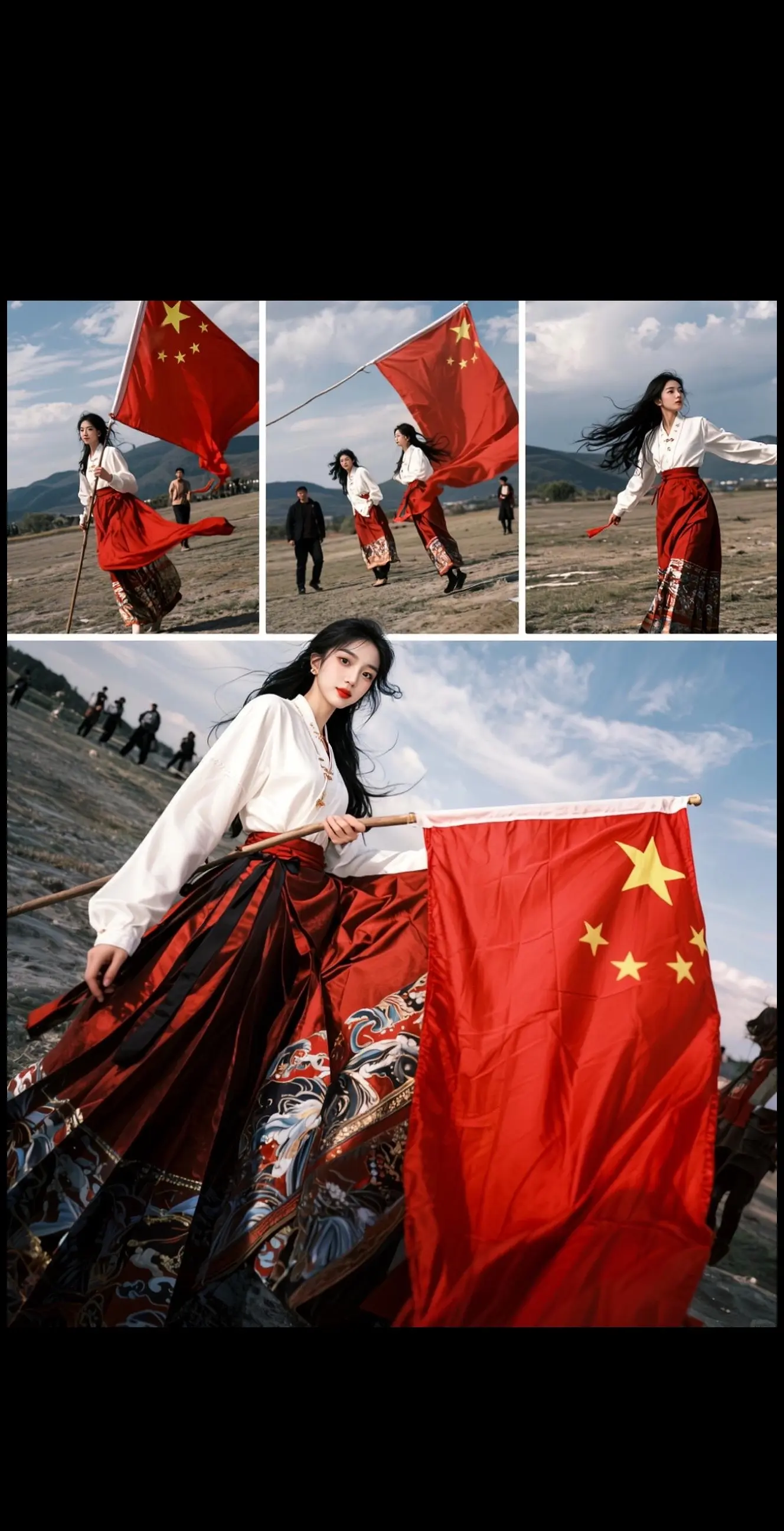 最耀眼的是那抹中国红🇨🇳。