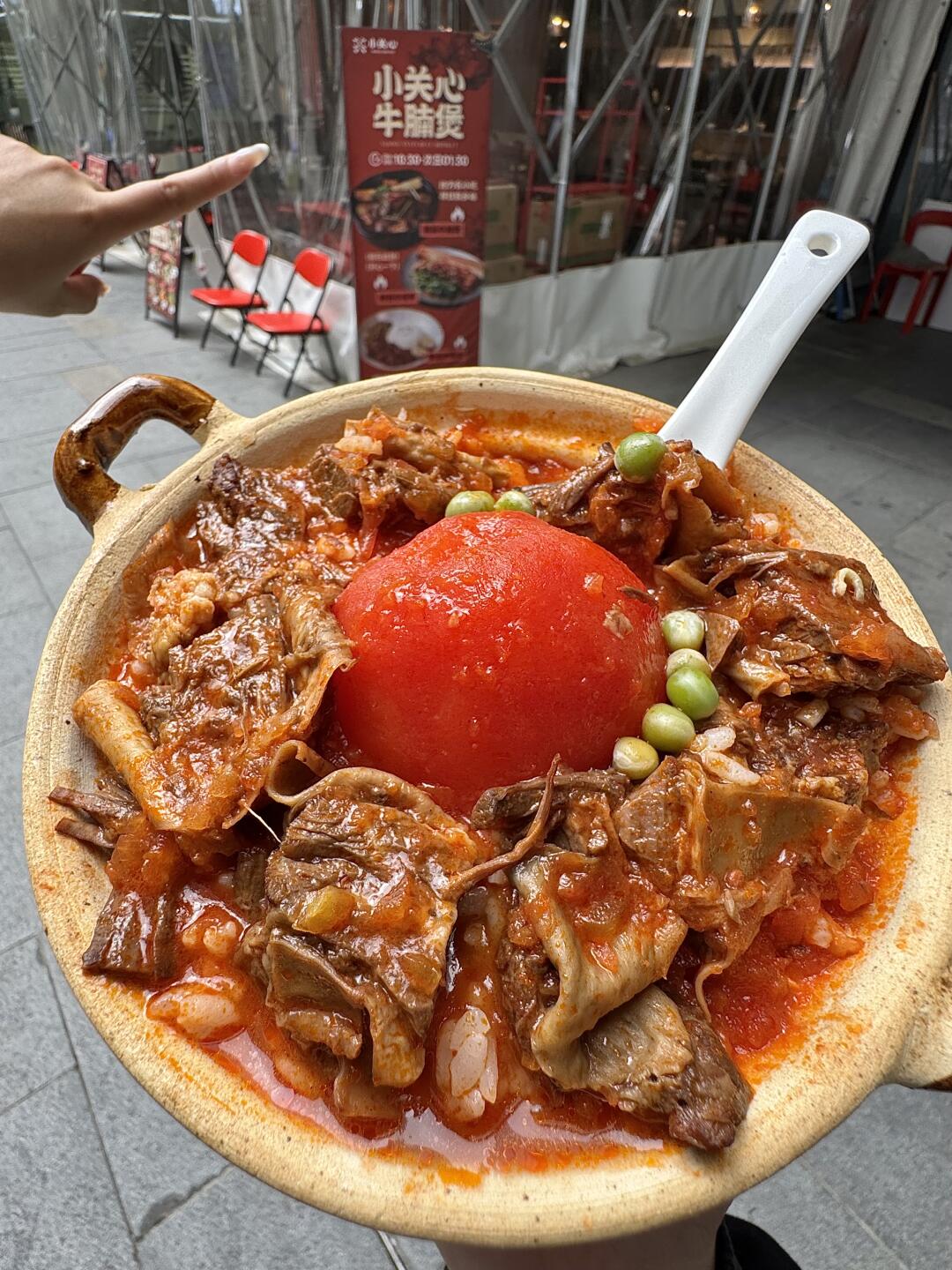 杭州极品番茄牛腩饭！！好吃s了😭😭