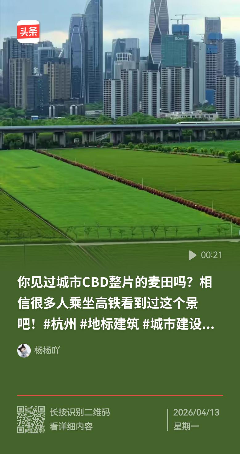 下面这种场景，才应该是未来所有城市发展建设的大方向！
最近又刷到了这条视频，看完