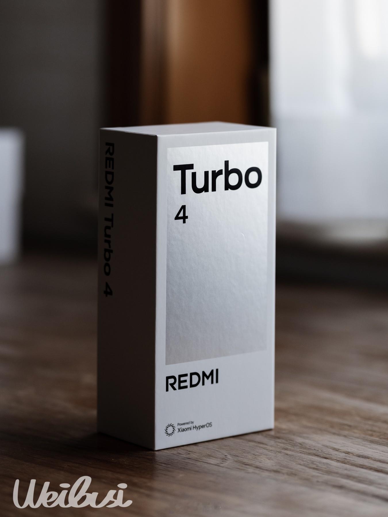 「REDMI Turbo 4（祥云白）」魏布斯 · 真机抢先快速开箱纯瞎拍 Du