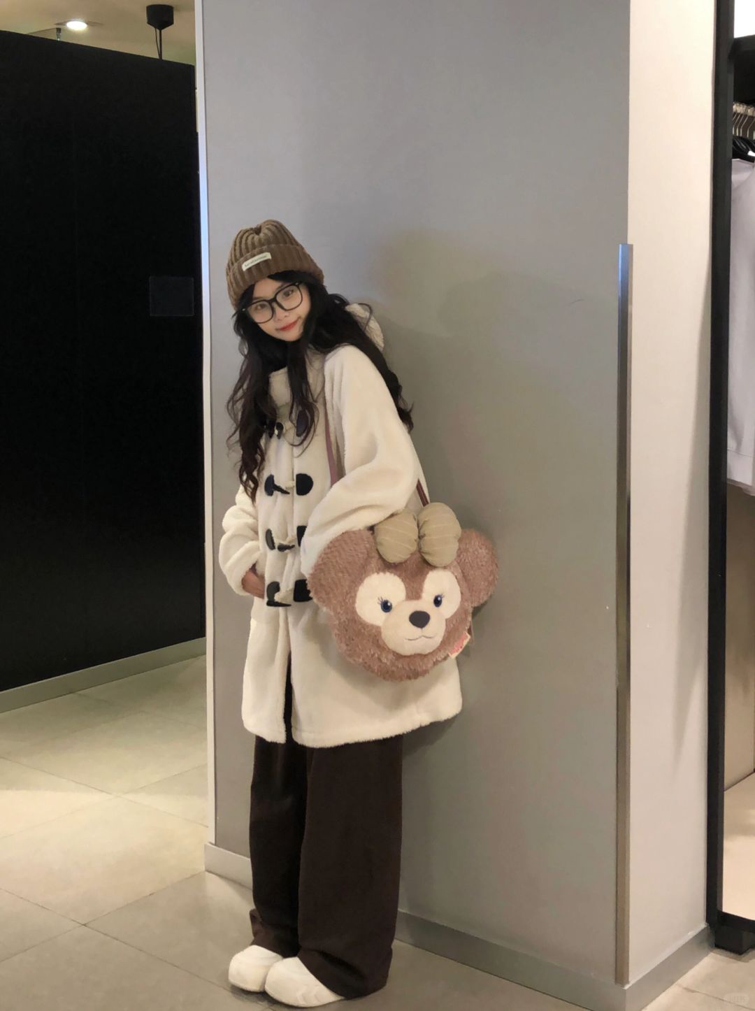 ❄️冬天的第一件羊羔毛大衣好好看！！！