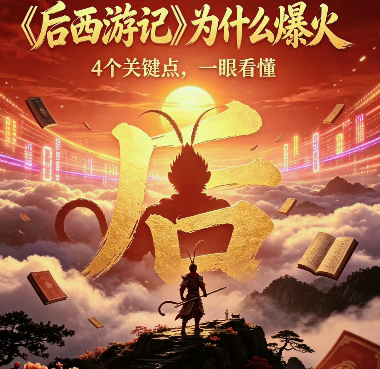 《后西游记》AI漫剧，看了预告片，个人的判断是贩卖情怀一流，其他就没有什么很新的