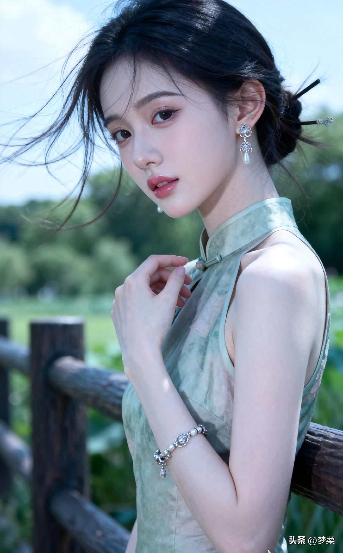 夏日清新风，优雅旗袍穿搭，尽显东方韵味！