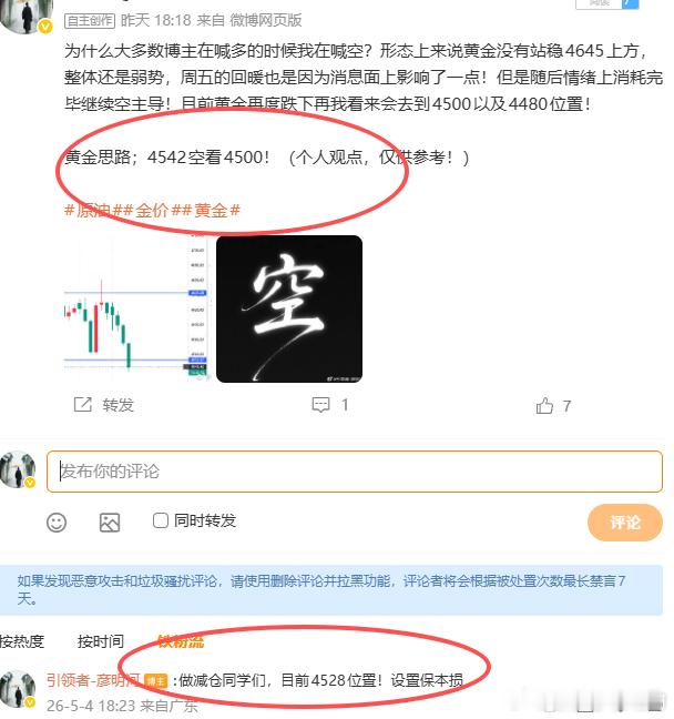 2026.5.4星期一；行情依旧保持着来回但是区间位置已经发生改变，从4600上