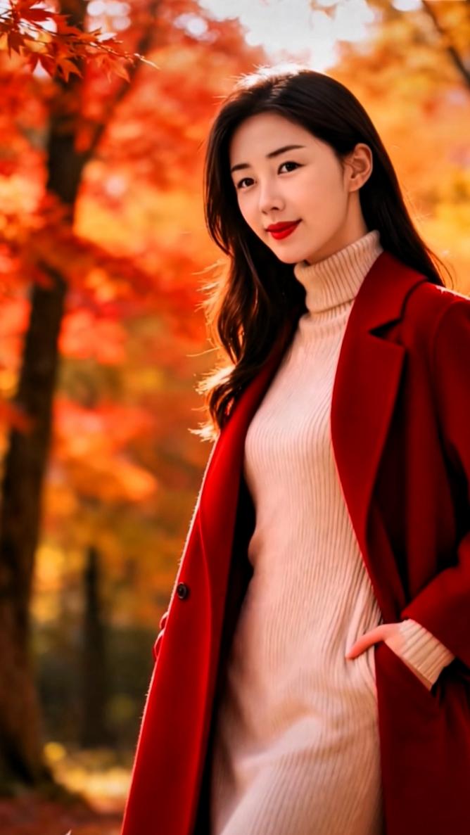 上联：万片荷钱藏夏梦
下联：千山枫红染秋景