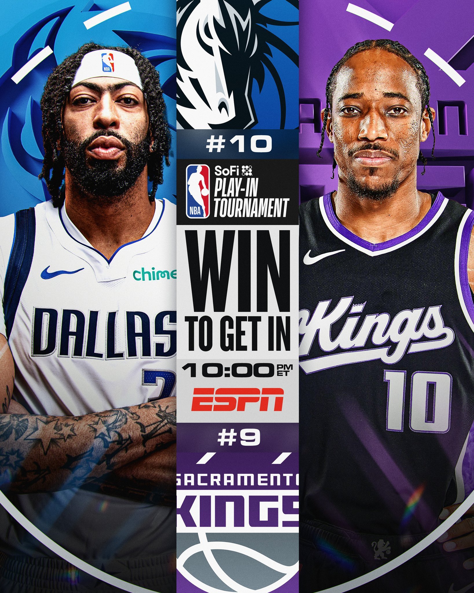 独行侠加油！独行侠vs国王浓眉nba附加赛 ​​​