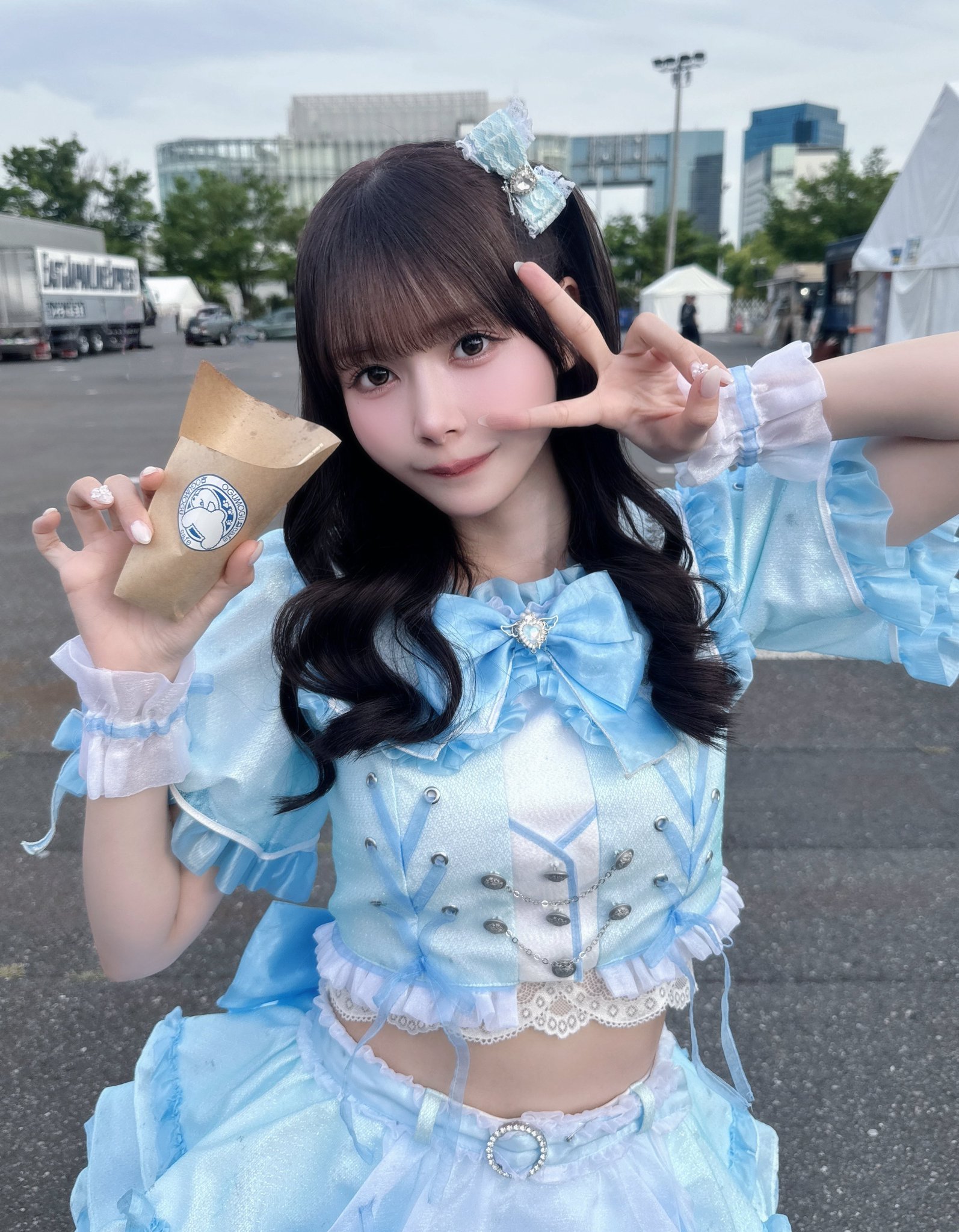 水瀬ぴあの 第一眼感觉很像鳐鱼的可爱宝宝… 