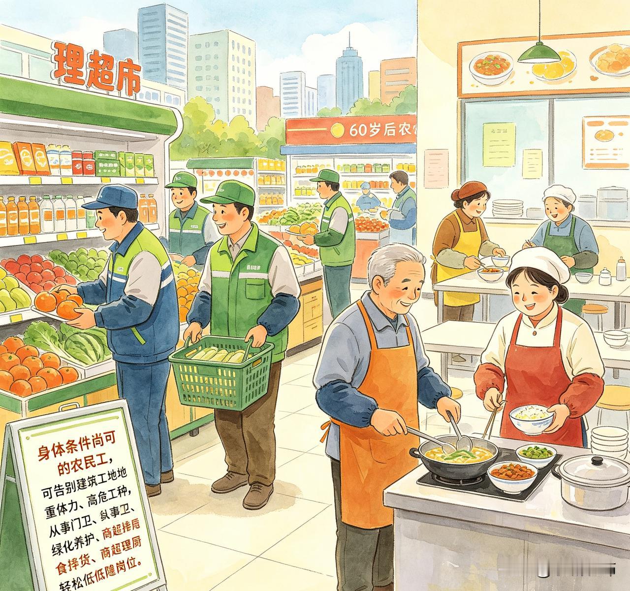 60岁以后农民工的出路在哪儿呢?
60岁以后农民工的出路，核心是继续从事低危岗位