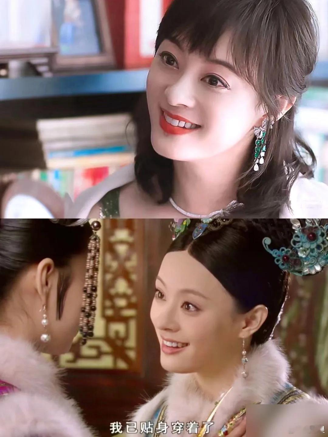 我靠！！难怪觉得这一幕很熟悉，原来是“我已经贴身穿上了”这一幕，嬛嬛果然绝世荣光