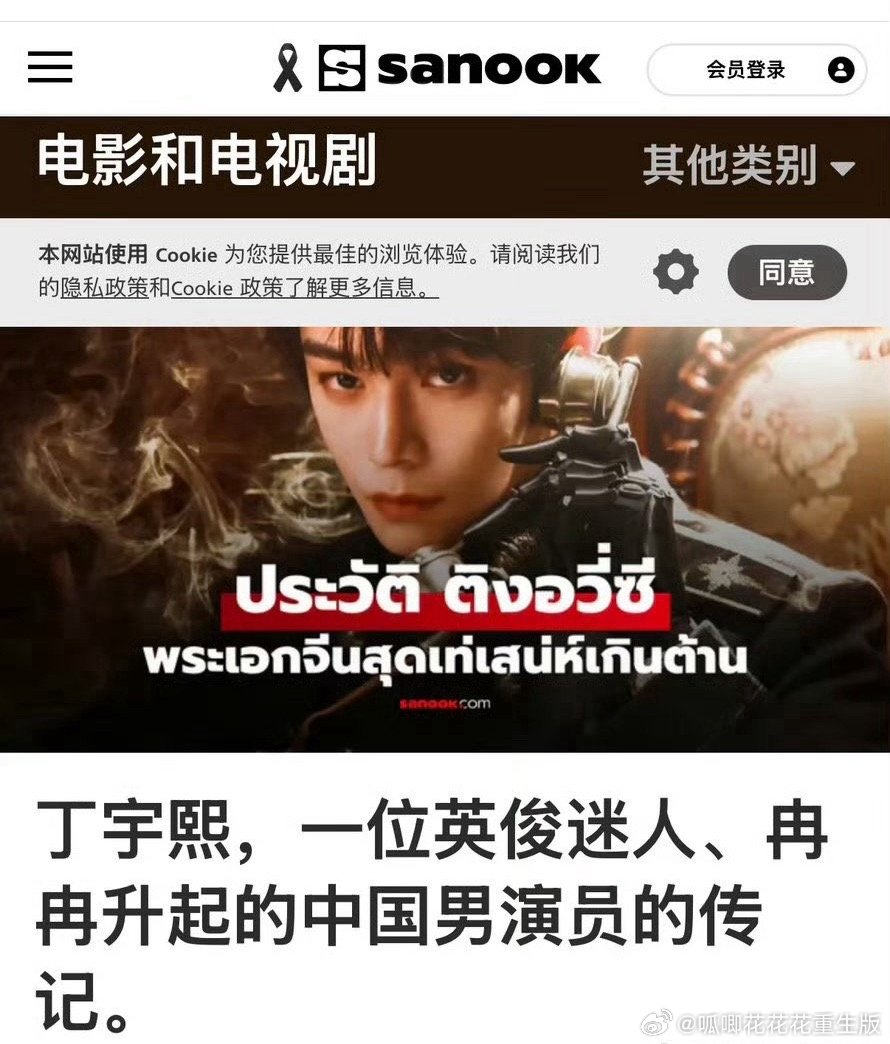 泰国sanook 也在发丁禹兮，Sanook作为泰国最具影响力的综合资讯平台之一