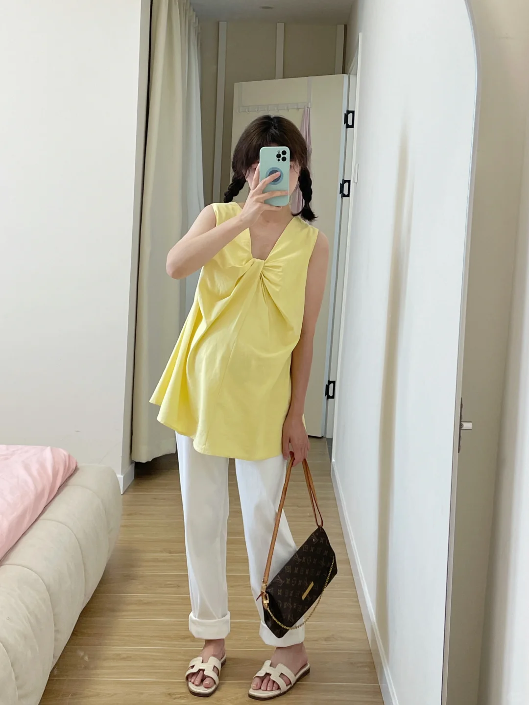 孕期简简单单就很舒服，好显瘦～