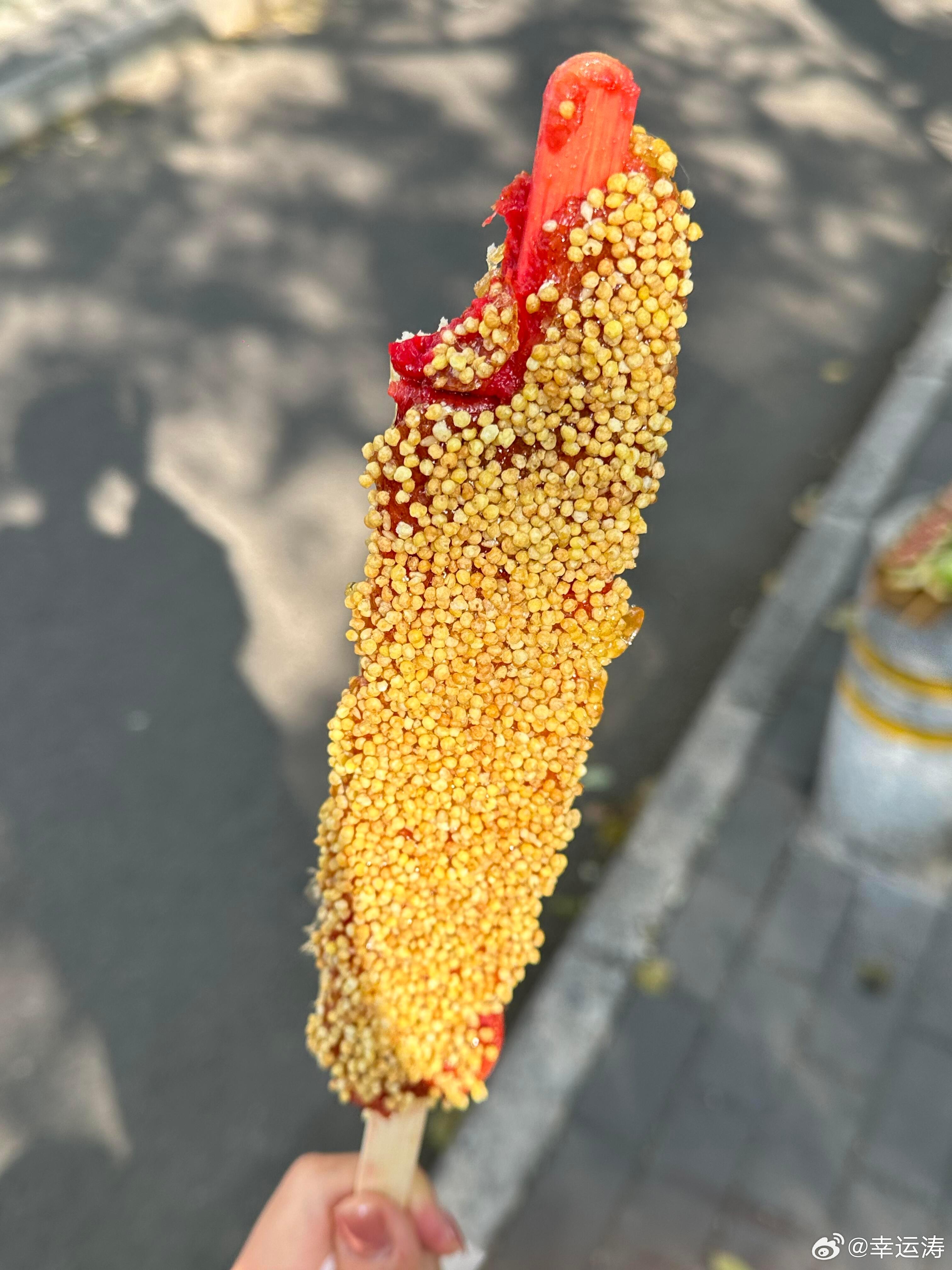 第一批奶皮子糖葫芦受害者现身有很多网友吐槽这玩意难吃还很贵，还排队买真的纯纯被做