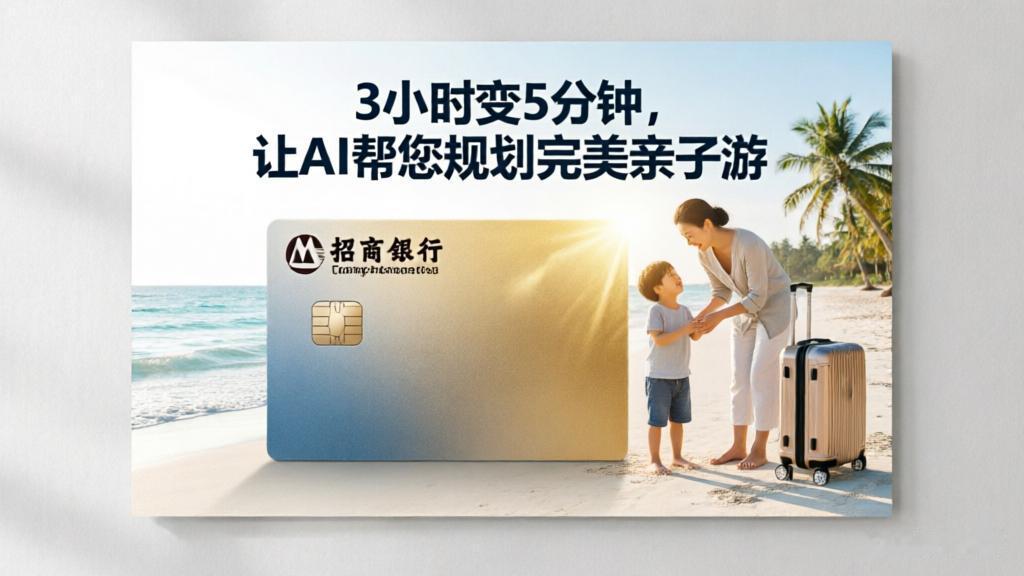 3小时变5分钟！带娃做旅行攻略，被一张信用卡，彻底治愈
 
我总觉得，孩子出门游