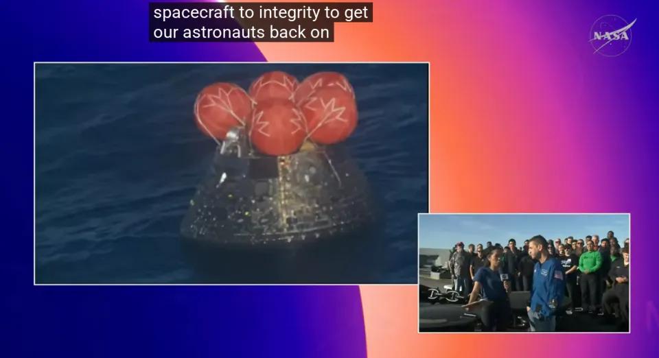 壮观！猎户座溅落像极奥运跳水冠军完美入水 嫦娥7号昨日已抵文昌