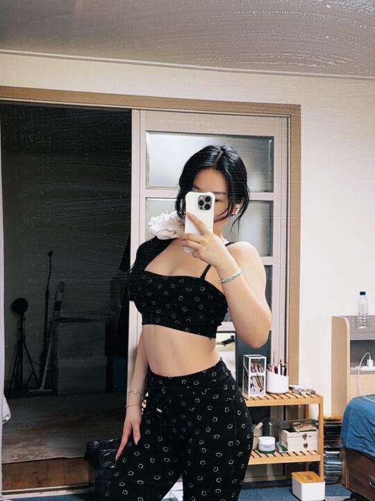 今日ootd有点辣了