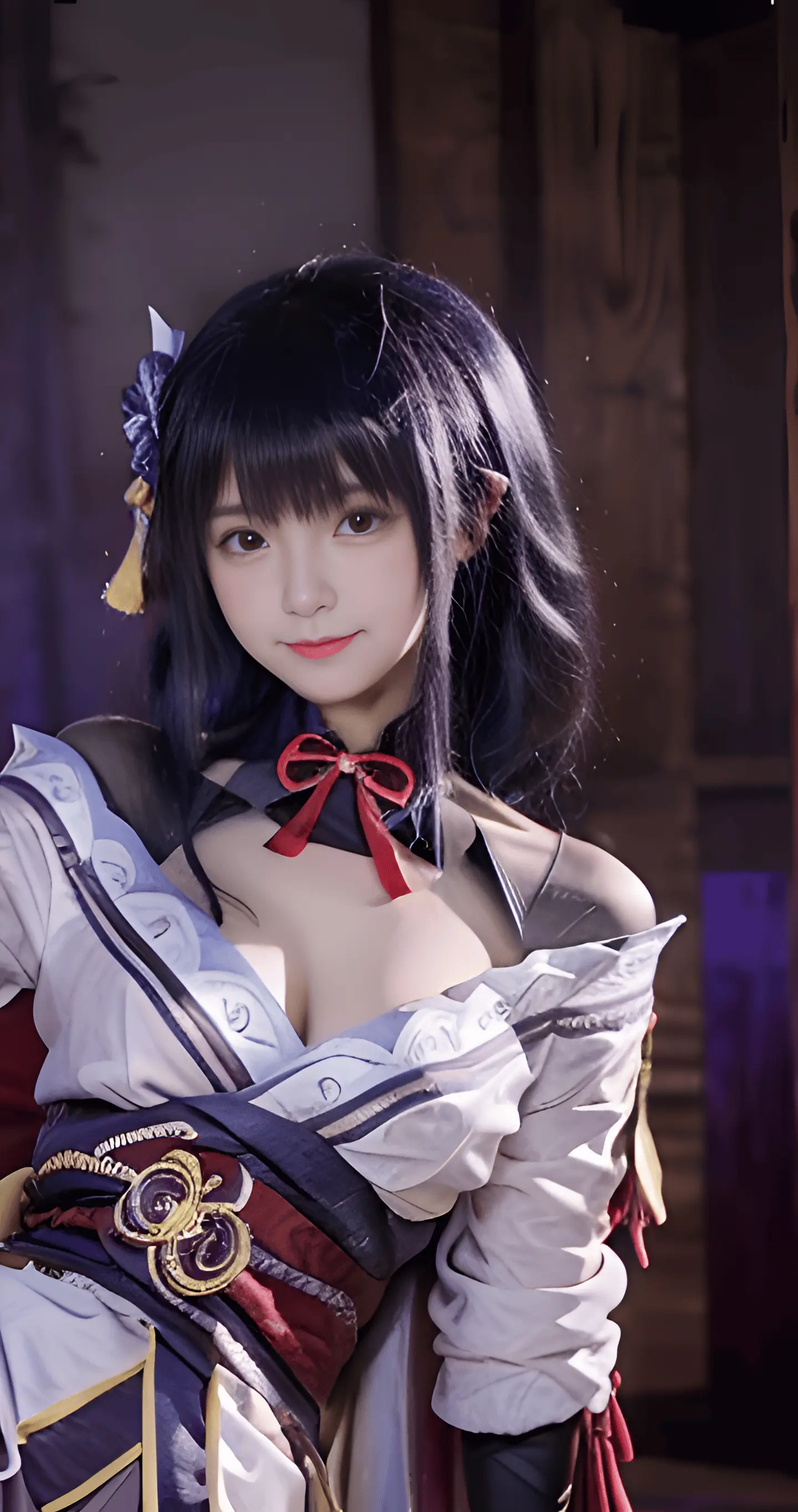 原神 雷电将军。好像忘记发了~嘿嘿，补一点吧~