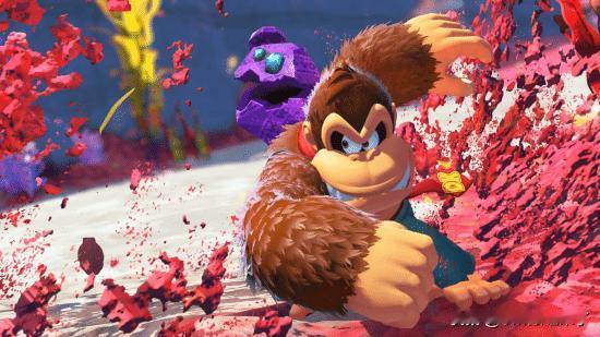 Switch 2即将推出的新作《咚奇刚：蕉力全开》(Donkey Kong Ba