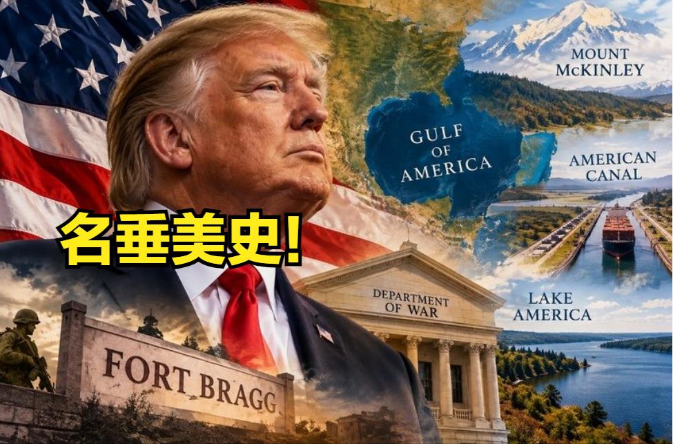 改名与懂王同在！[捂脸]

GULF OF AMERICA（美国湾） 
对应特朗