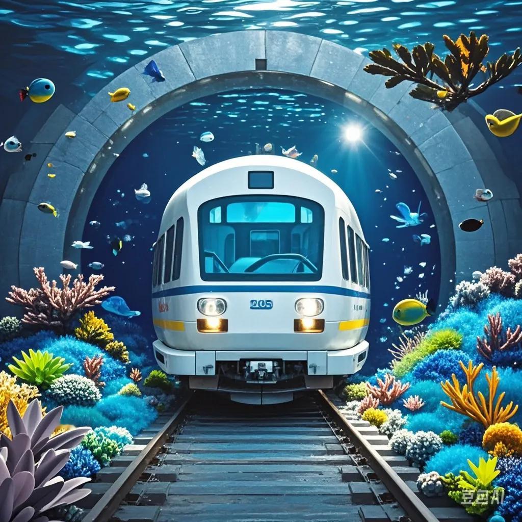 世界最长的高铁海底隧道来了你是否想象过乘坐高铁穿越海底，享受海底世界的壮丽奇观？