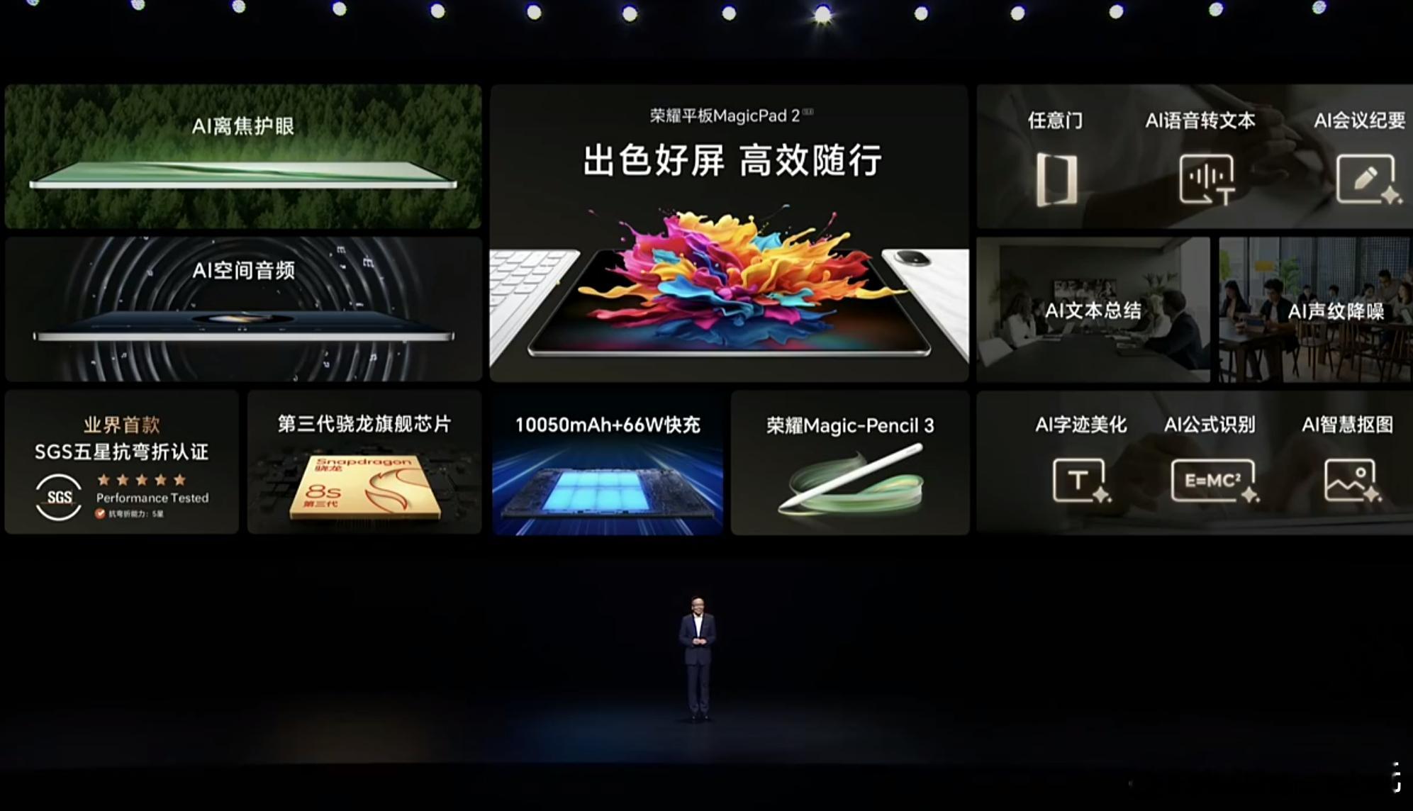 有点东西#荣耀平板MagicPad2#！这次以端侧AI使能空间音频，加之头部影音