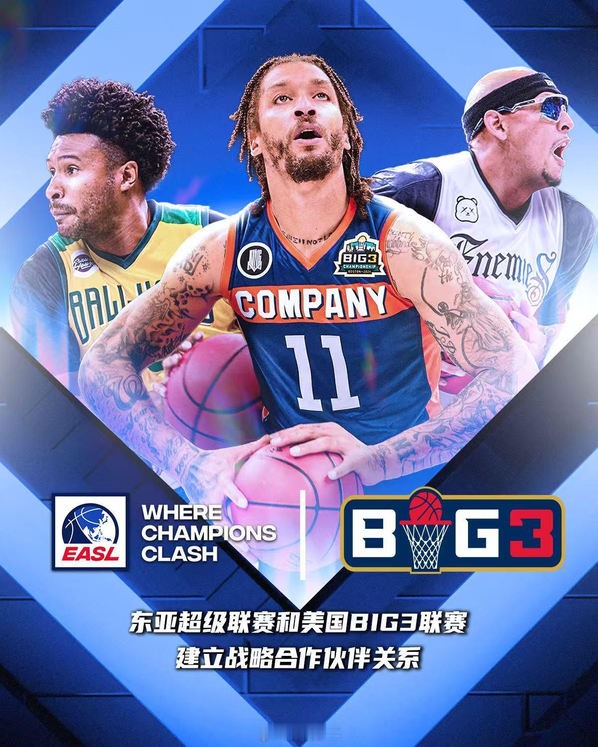 据了解，跟美国BIG3联赛建立全面和高级的战略合作伙伴关系，并计划在2026年将