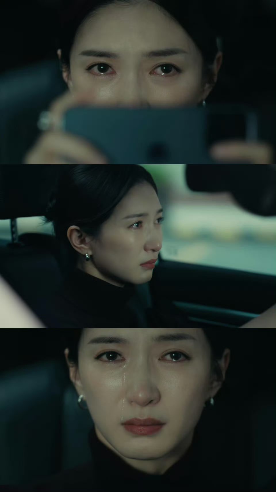 江疏影能不能一直哭江疏影哭戏真的太绝！隐忍落泪、崩溃大哭都超有层次，每滴眼泪都有