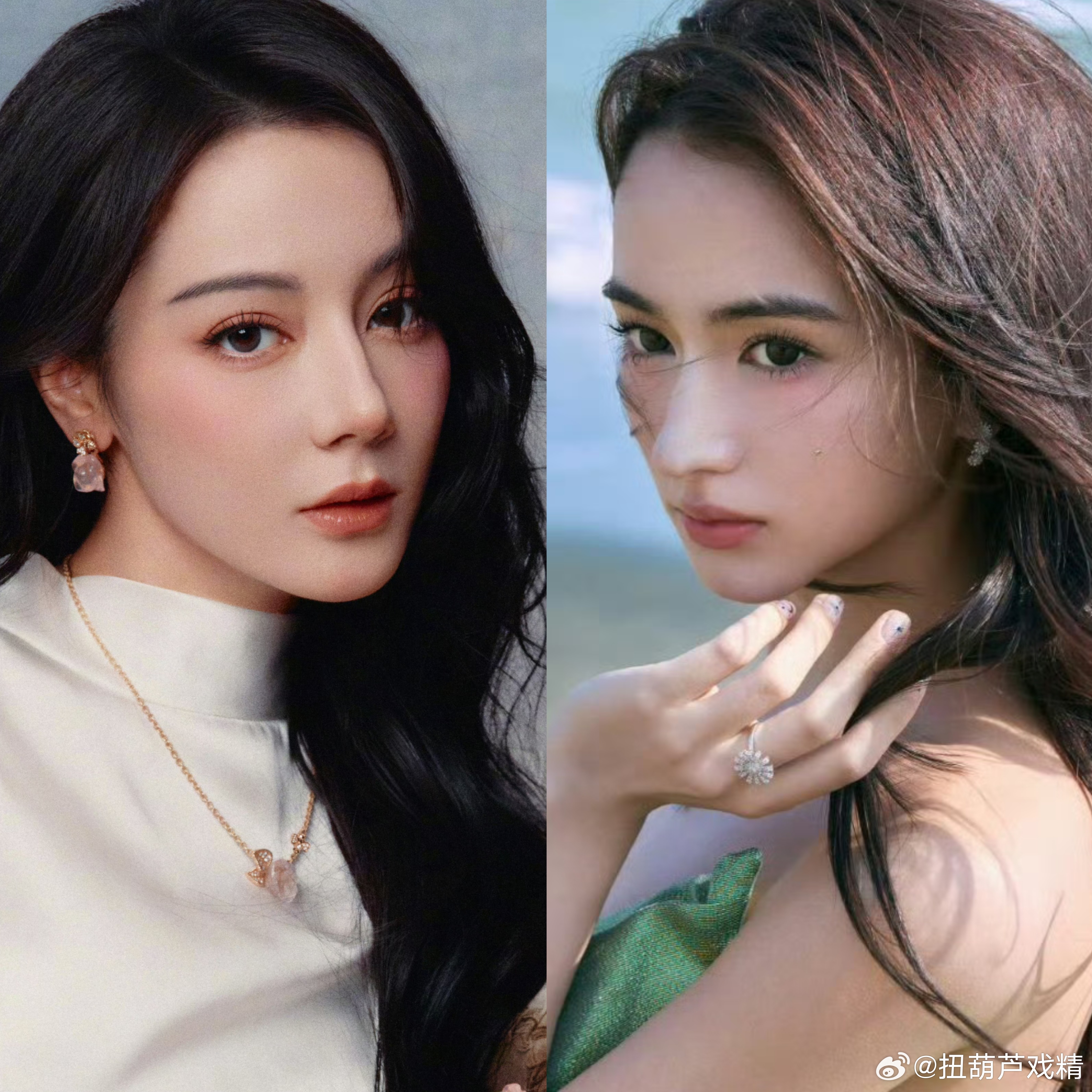 和热巴都有异域美，比巴长的柔美网友说，长的比巴美，你们怎么看？ 