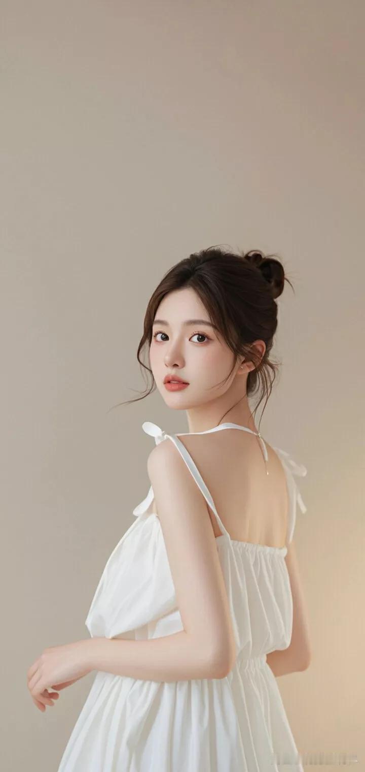 温柔优雅的白色连衣裙，尽显甜美与纯真。