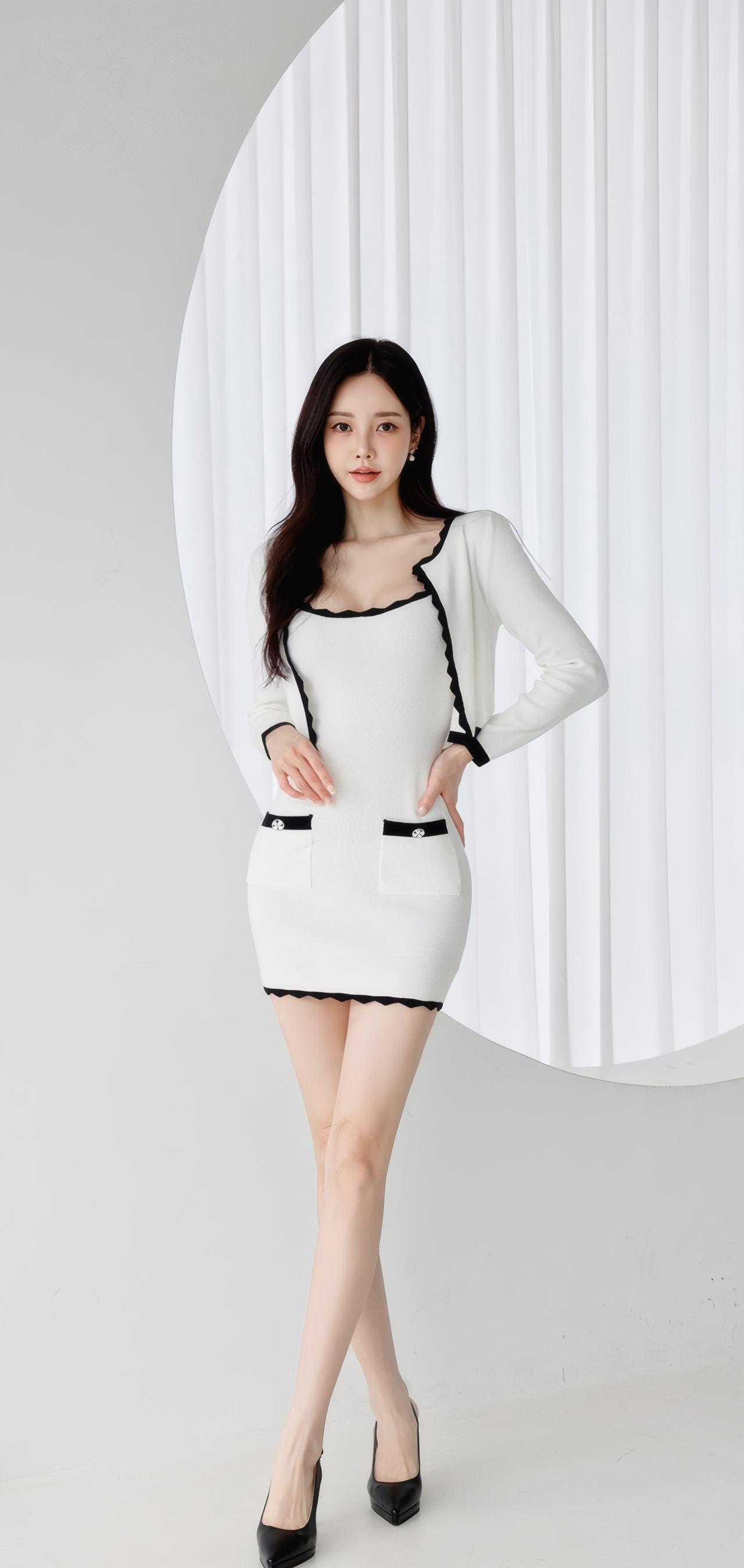 优雅白裙，气质满满，尽显女性魅力！🌟✨