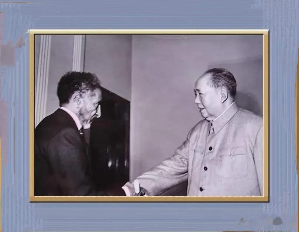 1971年10 月 8 日 下午，在人民大会堂会见埃塞俄比亚皇帝塞拉西，周恩来、